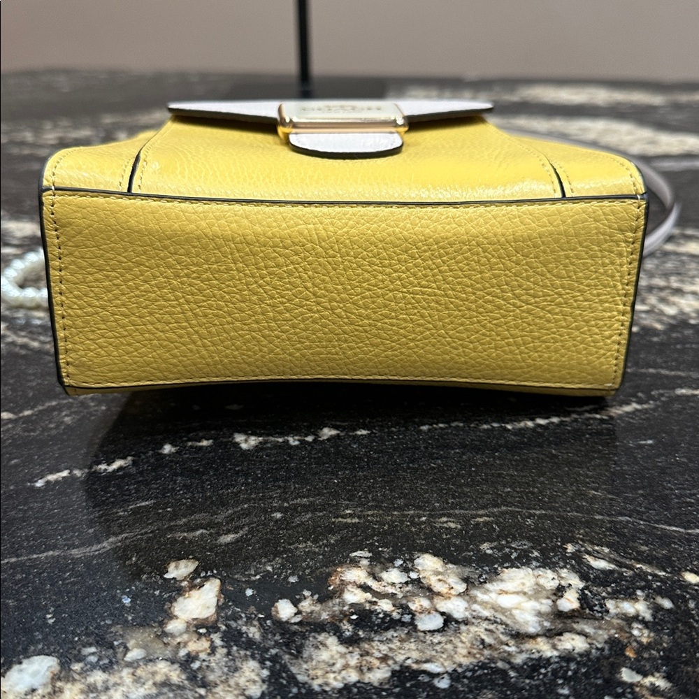 Coach Mini Bag in Yellow and White - Picture 9 of 11